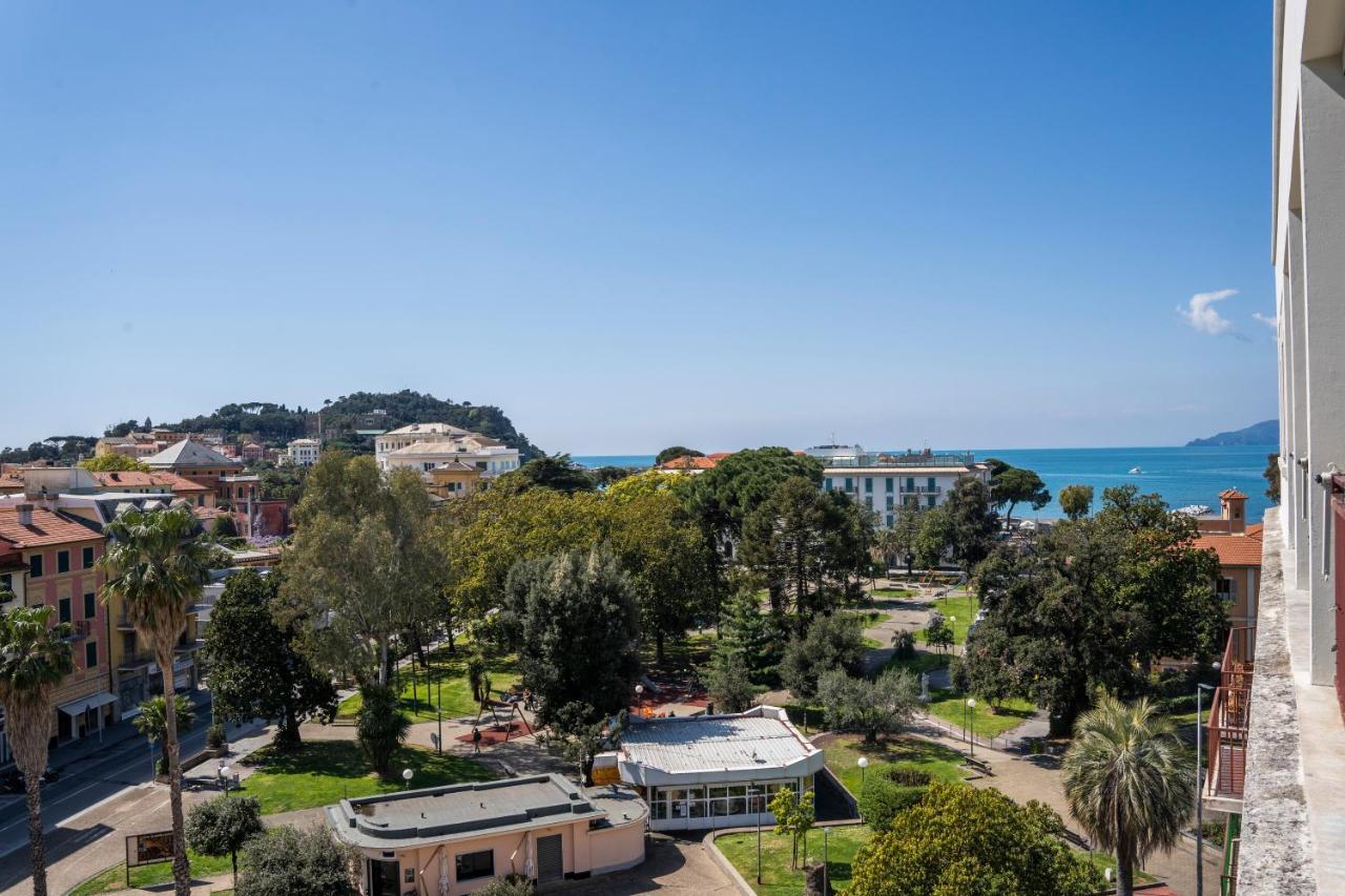 Appartamento 025 - Casa Panoramica In Centro, 90Metri Spiaggia Vista Mare Con Terrazzo Vista Portofino Sestri Levante Esterno foto