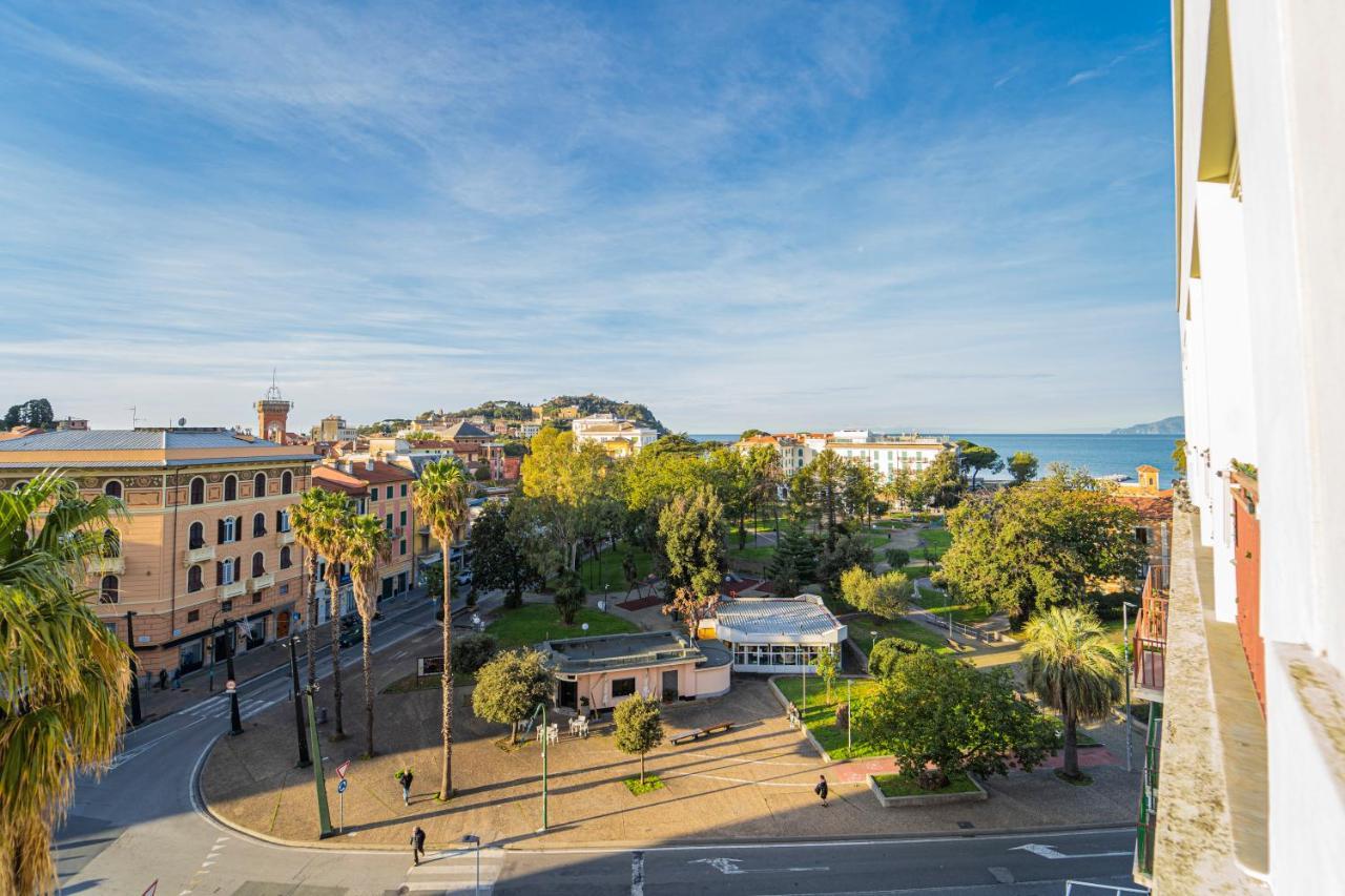 025 - Casa Panoramica In Centro, 90Metri Spiaggia Vista Mare Con Terrazzo Vista Portofino Sestri Levante Esterno foto