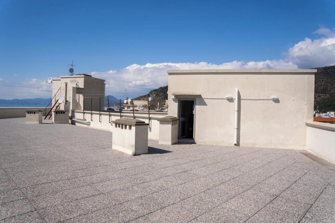 025 - Casa Panoramica In Centro, 90Metri Spiaggia Vista Mare Con Terrazzo Vista Portofino Sestri Levante Esterno foto