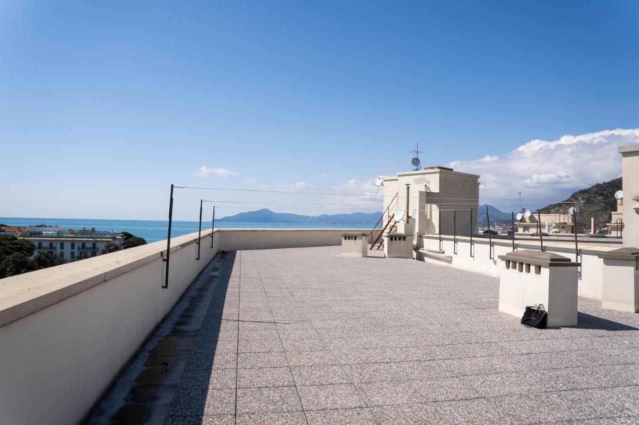 025 - Casa Panoramica In Centro, 90Metri Spiaggia Vista Mare Con Terrazzo Vista Portofino Sestri Levante Esterno foto