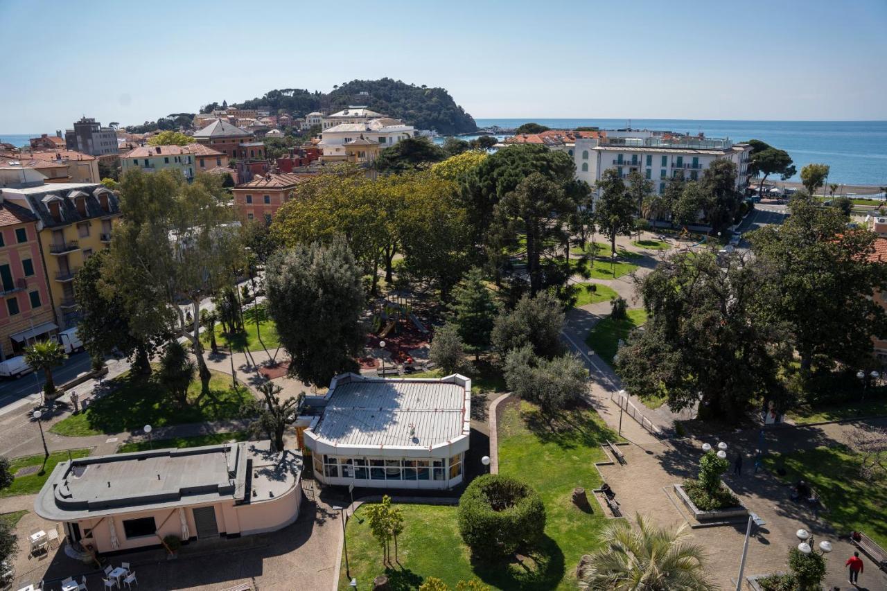 Appartamento 025 - Casa Panoramica In Centro, 90Metri Spiaggia Vista Mare Con Terrazzo Vista Portofino Sestri Levante Esterno foto